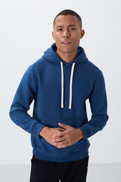 Parliament Cotton Thick Inner Fleece Soft Textured Comfort Fit Embroidered Men's Sweatshirt - 88419