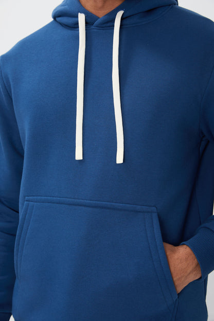 Parliament Cotton Thick Inner Fleece Soft Textured Comfort Fit Embroidered Men's Sweatshirt - 88419