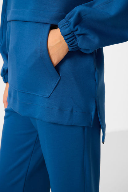 Parliament Soft Textured Hooded Oversize Women's Tracksuit Tunic Set - 95348