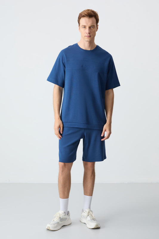 Parlament Cotton Thick Soft Textured OversizeFit Basic Men's Shorts Set - 85257