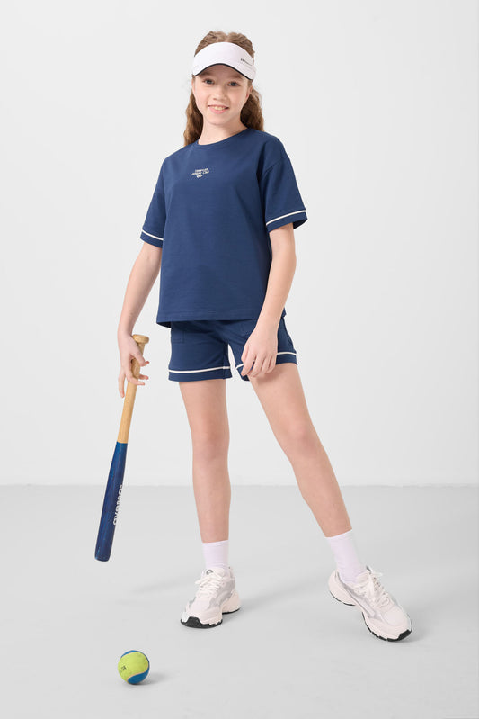 Cotton Soft Woven Standard Fit Basic Shorts Set - 75183
