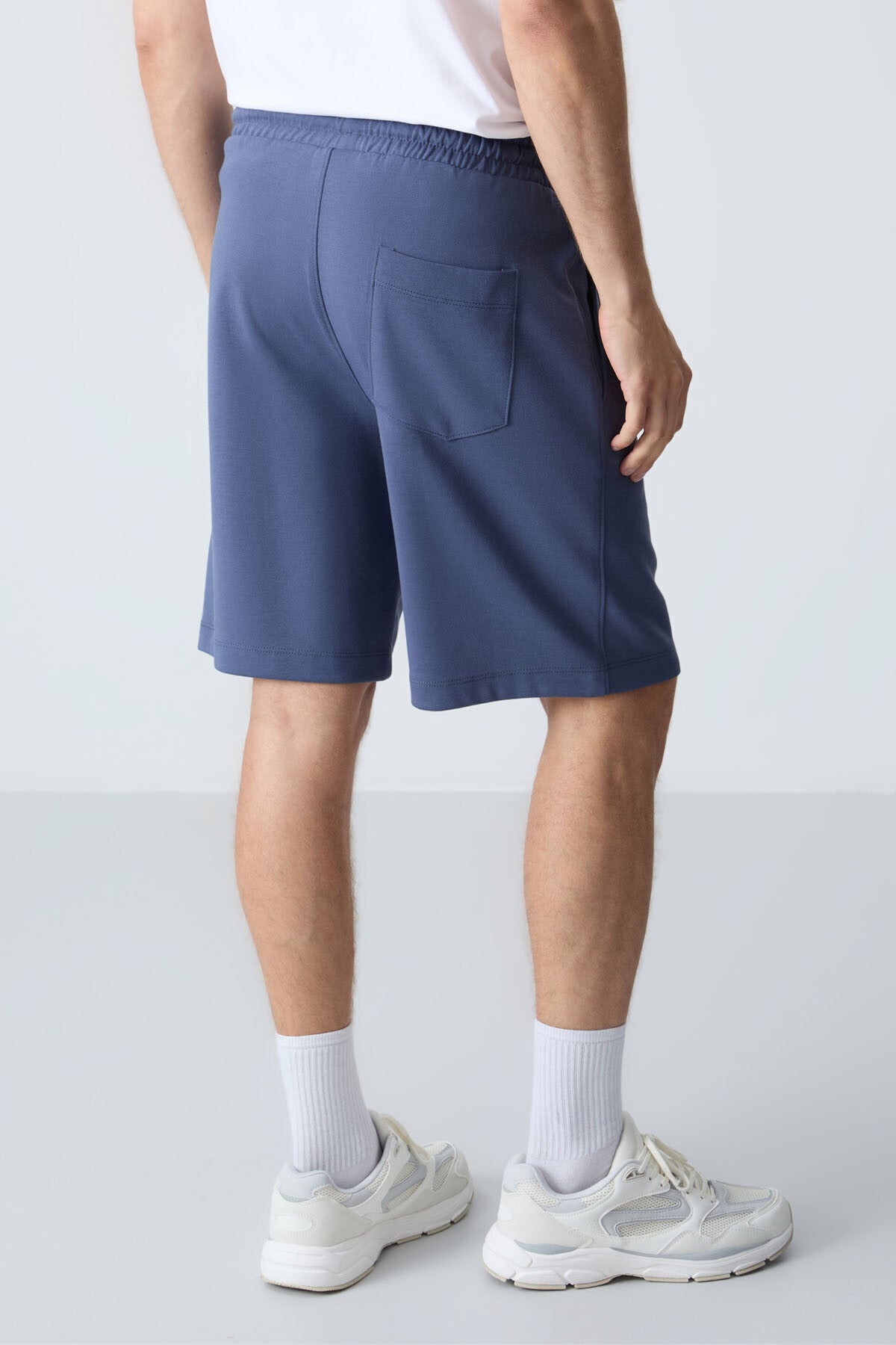 Cotton Thick Soft Textured Standard Fit Basic Men's Shorts - 81275