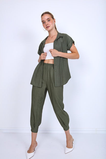CROP TROUSERS