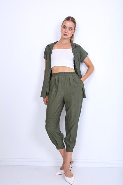 CROP TROUSERS