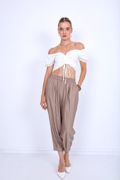 CROP TROUSERS