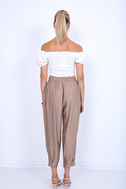 CROP TROUSERS