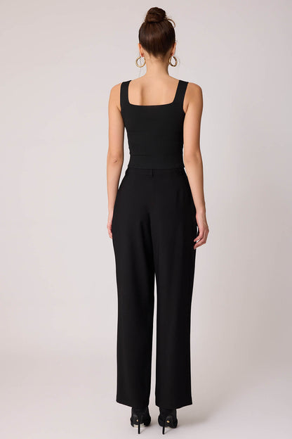 PLEATED PALAZZO TROUSERS
