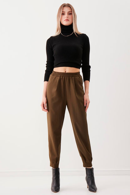 PLEATED TROUSERS