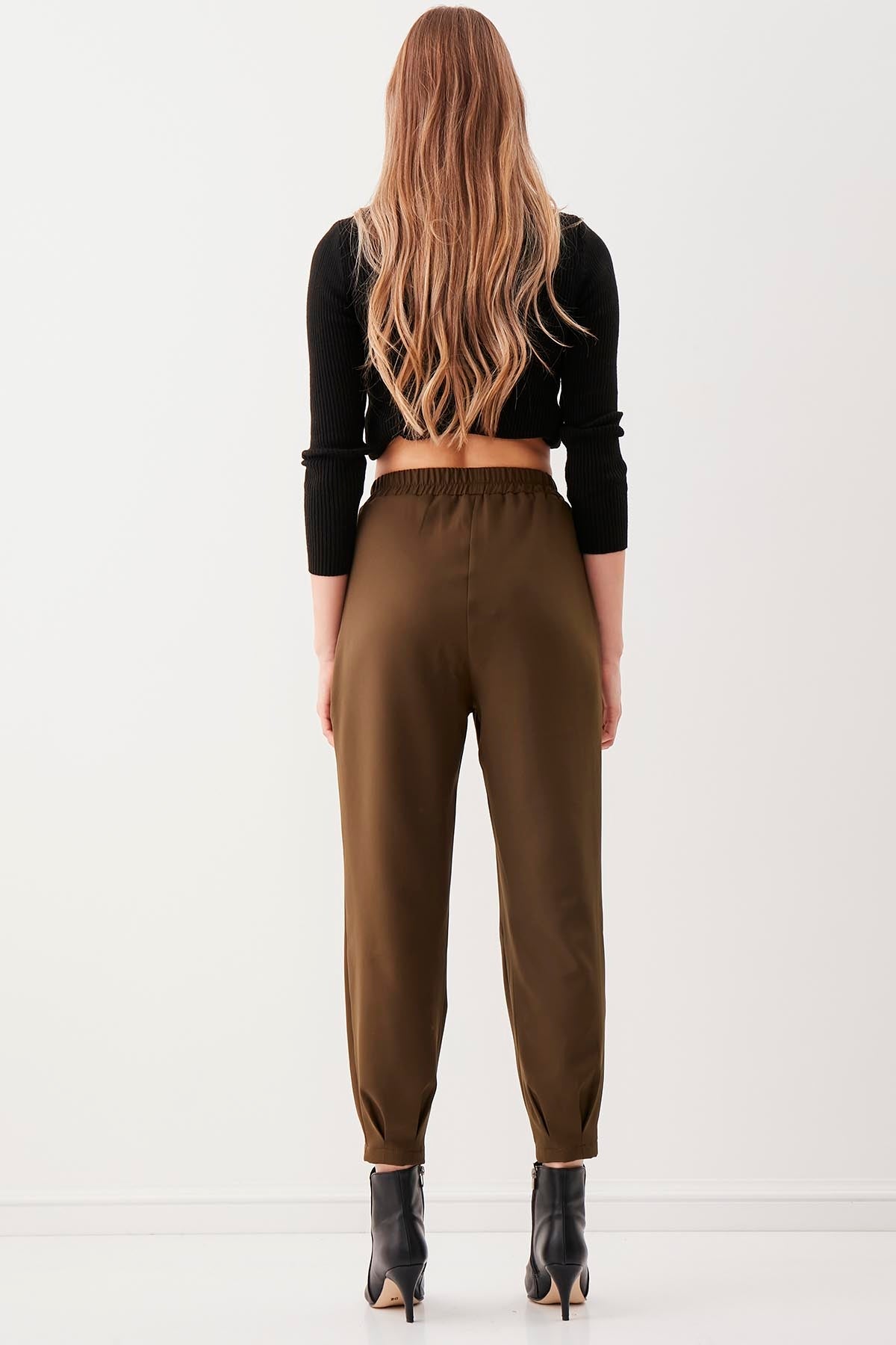 PLEATED TROUSERS