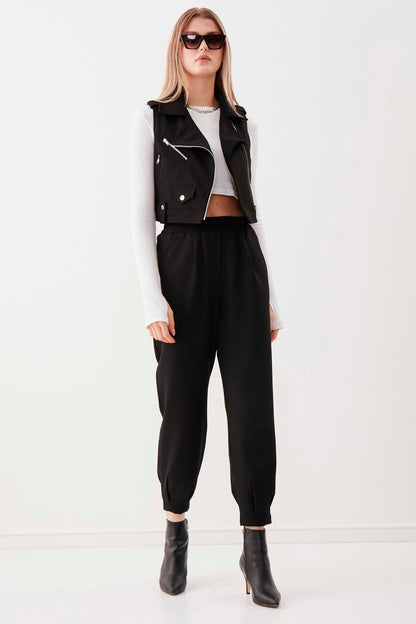 PLEATED TROUSERS