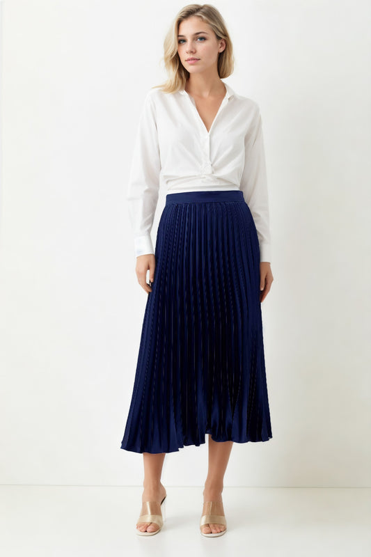 MIDI HEIGHT SATEN SKIRT