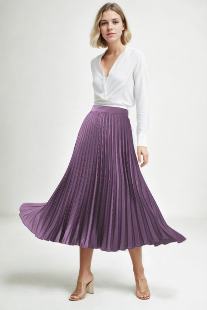 MIDI HEIGHT SATEN SKIRT