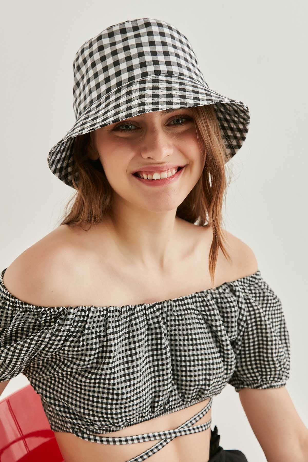 CHECKERED HAT