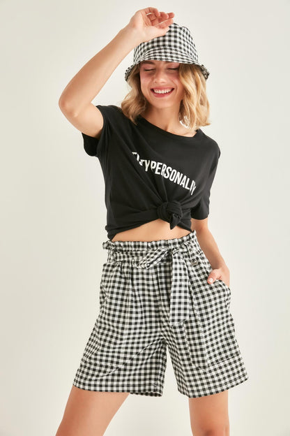 CHECKERED SHORTS