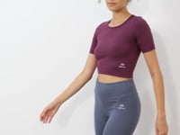 High Waist Wrap-up Slim Fit Tapered Leg Women's Tights - 94011