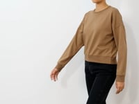 Basic Comfort Fit Round Neck Women's Sweatshirt - 97114