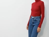 Boat Neck Knitted Fitted Cut Sailor Collar Women's Sweater - 97119