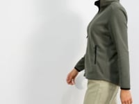 Zippered Comfort Fit Women's Fleece Sweatshirt - 97173
