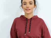 Long Sleeve Comfort Fit Hooded Women's Sweatshirt - 97115
