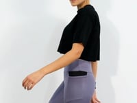 Plato High Waist Wrap-up Women's Biker Tights - 91010
