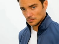 Petrol - Navy Blue High Collar Zippered Standard Fit Classic Cuff Men's Tracksuit Set - 85162