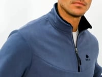 Petrol Half Zipper High Collar Elastic Cuff Polar Men's Tracksuit Set - 85159