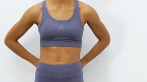 Plato High Waist Wrap-up Cross Back Detailed Slim Fit Women's Tights Set - 95282
