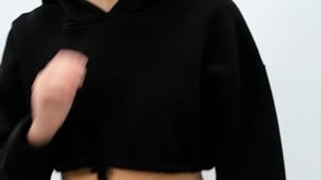 Black high-waisted jogger comfy form narrow sleeve women tracksuit Pants