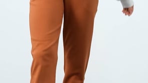 Cinnamon High Waist Jogger Comfort Fit Slim Leg Women's Tracksuit Bottom - 94566