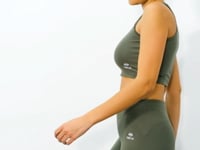 High Waist Wrap-up Slim Fit Crop Biker Women's Tights Set - 95302