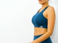 Emerald High Waist Wrap-up Slim Fit Bustier Biker Women's Tights Set - 95303
