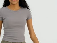 Gri Basic Short Sleeve O Neck Women's T-Shirt - 97202