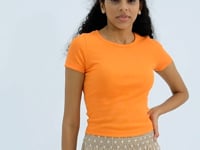 Oranj Basic Short Sleeve O Neck Women's T-Shirt - 97202