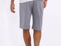 Grey Melange Zippered Detailed Standard Fit Men's Shorts - 81141