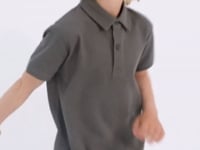 Classic Short Sleeve Polo Collar Boys' T-Shirt - 10962
