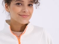 Low Shoulder Waist Gathered Half Zip Oversized Women's Tracksuit Set - 95321
