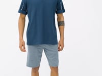 Forest Green Arm Band Detailed Polo Collar Standard Fit Men's T-shirt - 88240