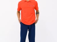 Fiesta Print Standard Fit Polo Collar Men's T-shirt - 88236