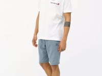 White Print Standard Fit Polo Collar Men's T-shirt - 88236