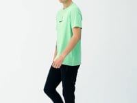 Neon Green Printed O Collar Standard Fit Men's T-shirt - 88212