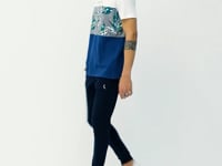 White Color Transition Print Detailed O Collar Standard Fit Men's T-Shirt - 88177