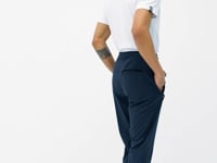 Anthracite Men's Basic Cuffed Elastic Hem Comfort Fit Jogger Pants - 84826