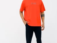 Fiesta Printed Oversize O Collar Men's T-Shirt - 88178