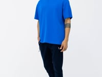 Men's Basic Oversized Sleeve Detailed T-Shirt - 88193