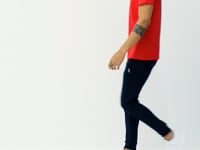 Red Print O Neck Standard Fit Men's T-shirt - 88201