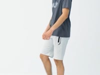 Dark Gray Print O Collar Standard Fit Men's T-Shirt - 88174