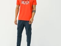 Fiesta Print Lettering O Neck Standard Fit Men's T-Shirt - 88174