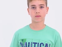 Printed O Collar Standard Fit Men's & Boys' T-Shirt - 11100