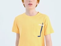 Melon Inner Pocket Detailed O Collar Standard Fit Boys T-Shirt - 11120