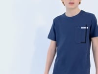 Forest Green Pocket Detailed O Collar Standard Fit Boys T-Shirt - 11120